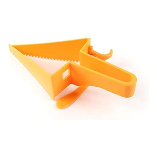  [아마존베스트]BESTONZON Cake Knife Plastic Triangle Creative Cake Cutter Cake Slice Cake Slice Cake Divider (Orange)