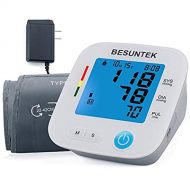 BESUNTEK Blood Pressure Monitor with Blood Pressure Cuff 8.7- 16.5 inch Backlit Acrylic Display IHB Indicator 2...