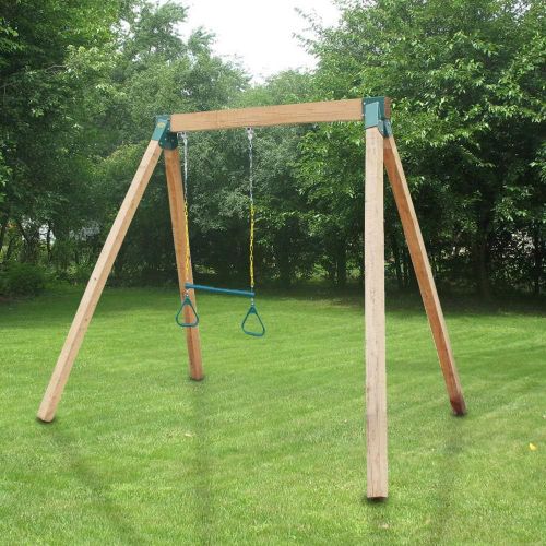  [아마존베스트]BETOOLL Easy 1-2-3 A-Frame 2 Brackets Swing Set Bracket with Mounting Hardware (Green)