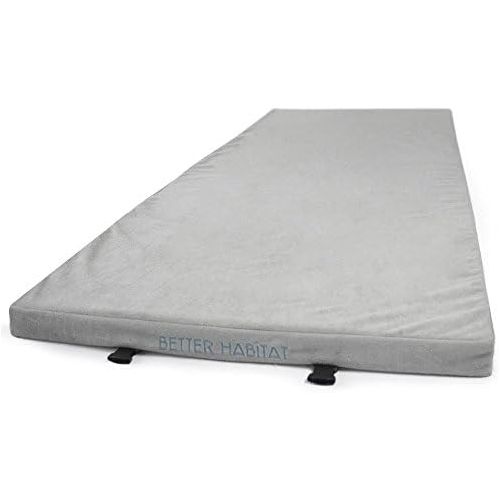  Better Habitat CertiPUR-US SleepReady Memory Foam Floor & Camping Mattress. Twin, Single, Kids. 100% Memory Foam. Roll Out, Portable Sleeping pad, Waterproof Cover, Travel Bag.