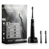 BEUTEESER Electric Toothbrush, Dentist Recommend Sonic Rechargeable Electric Toothbrush with 4...