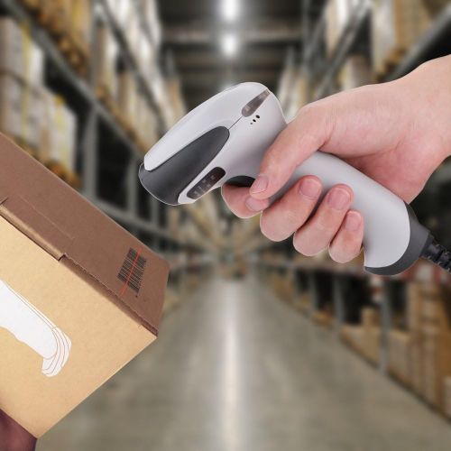  [아마존베스트]Barcode Scanner, BEVA USB Laser Bar Code Scanner Automatic Wired Handheld Barcode Reader