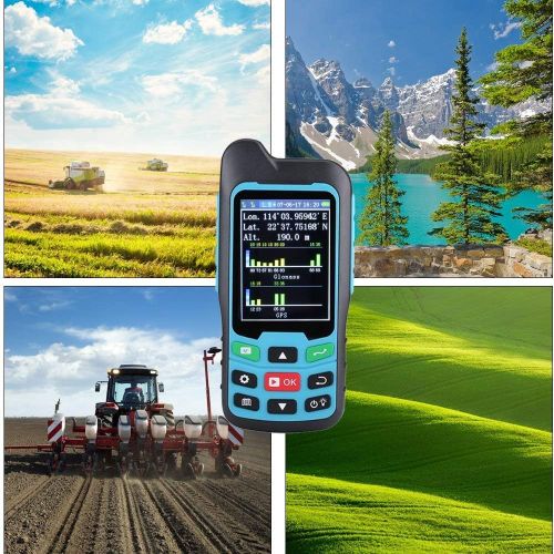  BEVA Handheld GPS GLONASS BEIDOU Length and Land Area Measure Calculation Meter,GPS Area & Distance Measurement,Figure Track Multifunctional Measuring Instrument