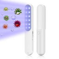 BEWITU UVC Light Sanitizer Ultraviolet Light Wand Portable Rechargeable with USB Fast Charge, UV-C Light Disinfection Kills 99% of Germs Viruses & Bacteria for Household Travel Pet