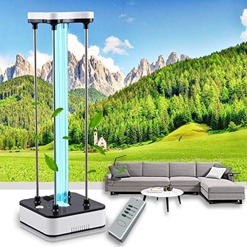  BEWITU 36W UVC Light UV Germicidal Lamp with Ozone UV Room Sanitizer with 15s Delay Time Remote Controller for Car Living Room Bedroom Household Kitchen Hotel Pet Area