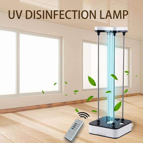  BEWITU 36W UVC Light UV Germicidal Lamp with Ozone UV Room Sanitizer with 15s Delay Time Remote Controller for Car Living Room Bedroom Household Kitchen Hotel Pet Area