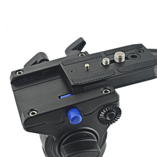  BEXIN Professional Hydraulic Damping 3-way Tripod Fluid Head  Video Camera Monopod Head for Video DSLR Camera Bird Watching
