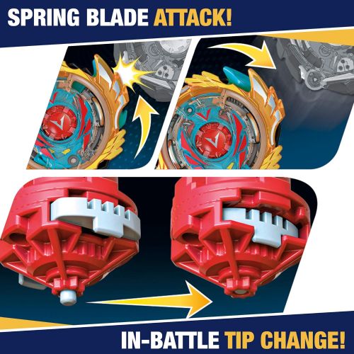  [아마존베스트]Beyblade Burst Evolution Elite Warrior 4-Pack - 4 Iconic Right-Spin Battling Tops, Age 8+ Toy (Amazon Exclusive)