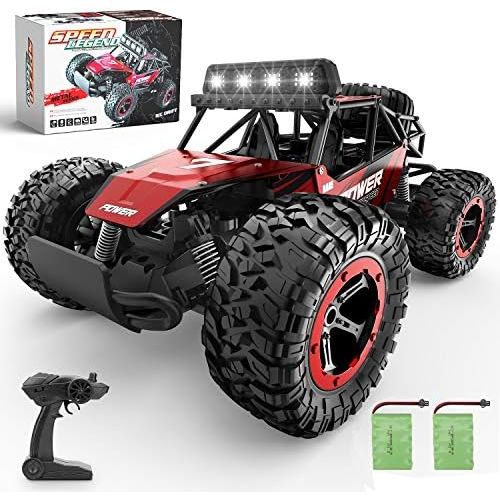  [아마존베스트]XIXOV Remote Control Car, 1:14 Aluminium Alloy Off Road Large Size Kids High Speed Fast Racing Monster Vehicle Hobby Truck Electric Hobby Toy with Two Rechargeable Batteries for Bo