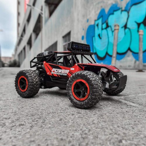  [아마존베스트]XIXOV Remote Control Car, 1:14 Aluminium Alloy Off Road Large Size Kids High Speed Fast Racing Monster Vehicle Hobby Truck Electric Hobby Toy with Two Rechargeable Batteries for Bo