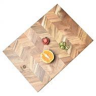 BF BILL.F SINCE 1983 BILL.F Chopping Board, Acacia Wood Kitchen Cutting Board with End Grain, Large Wooden Chopping Boards 18 by 13 by 1 Inch