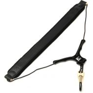 BG BGS20YBMSH Zen Leather Saxophone Strap - Black