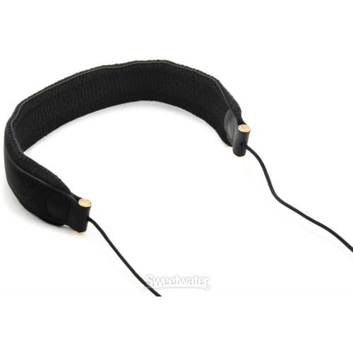  BG BGS20YBMSH Zen Leather Saxophone Strap - Black