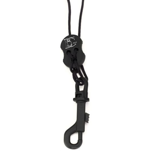  BG S20SH Leather Saxophone Neck Strap - Black