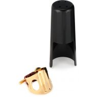 BG LD1 Duo Ligature for Bb Clarinet and Alto Saxophone - Gold-plated