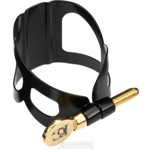  BG L90B Tradition Bass Clarinet Ligature - Black Lacquered