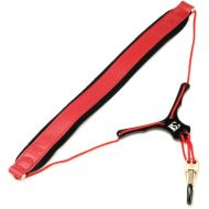 BG S29YBMSH Zen Leather Saxophone Neck Strap - Red