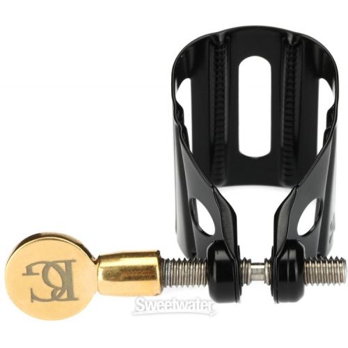  BG L23BMJ Universal Jazz Alto/Tenor Saxophone Ligature - Black Lacquered