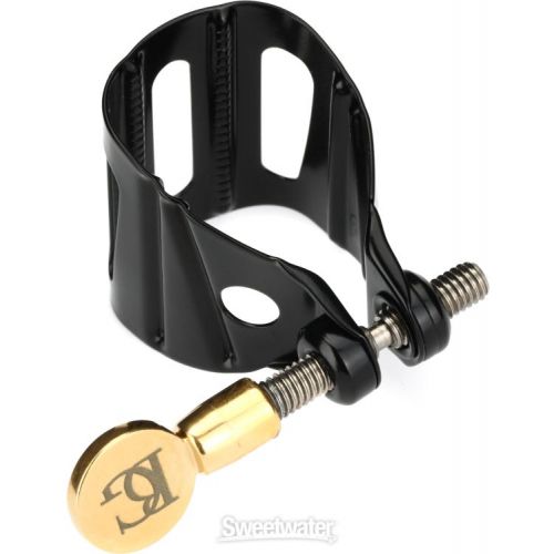  BG L23BMJ Universal Jazz Alto/Tenor Saxophone Ligature - Black Lacquered