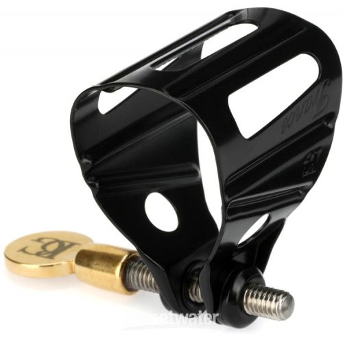  BG L23BMJ Universal Jazz Alto/Tenor Saxophone Ligature - Black Lacquered