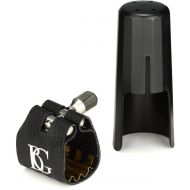 BG L21RJ Revelation Jazz Tenor Saxophone Ligature for Small Metal Mouthpieces - Black Fabric