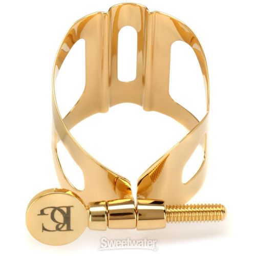  BG L60 Tradition Ligature for Baritone Saxophone - Gold-lacquered Demo