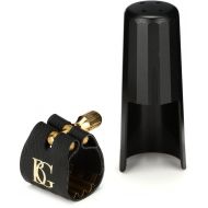 BG L24RJ Revelation Jazz Tenor Saxophone Ligature for Large Metal Mouthpieces - Black Fabric