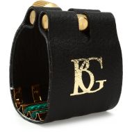 BG L13SR Super Revelation Tenor Saxophone Ligature - Black Fabric with Gold Metal Plate