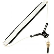 BG S28YBMSH Zen Leather Saxophone Neck Strap - White