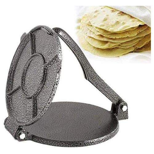  [아마존베스트]BGY Tortilla Maker 8 Inch Aluminium Tortilla Press Flour Tortilla Press Press Tortilla Machine Flour Corn Tortilla Press Maker, Black