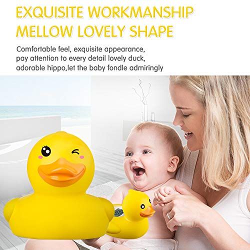  [아마존베스트]B&H b&h Baby Thermometer, The Infant Baby Bath Floating Toy Safety Temperature Thermometer (Duck) (Duck)