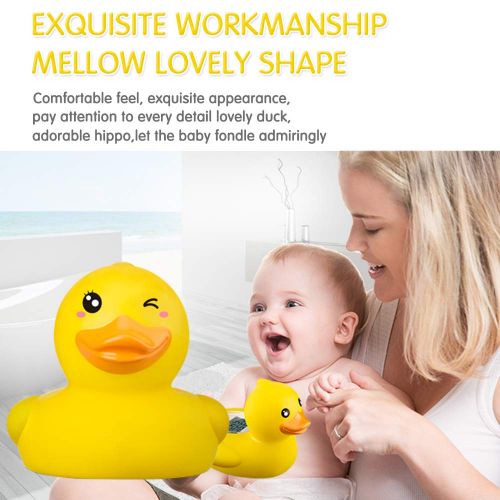  [아마존베스트]B&H b&h Baby Thermometer, The Infant Baby Bath Floating Toy Safety Temperature Thermometer (Duck) (Duck)