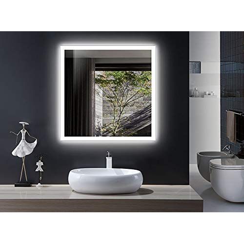  BHBL 55 x 36 in Horizontal Dimmable LED Bathroom Mirror with Anti-Fog and Bluetooth Function (DK-C-N031-T)