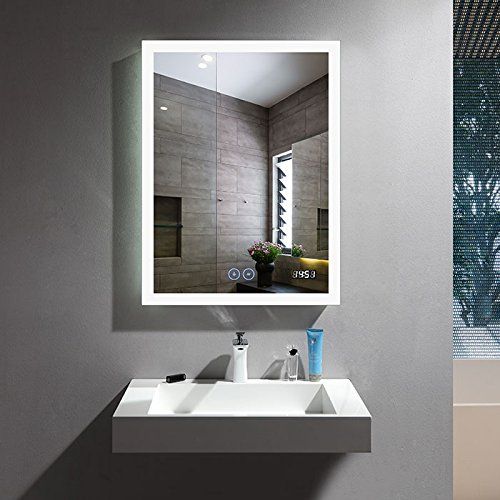  BHBL 55 x 36 in Horizontal Dimmable LED Bathroom Mirror with Anti-Fog and Bluetooth Function (DK-C-N031-T)