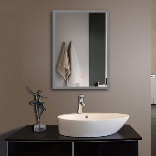  BHBL 55 x 36 in Horizontal Dimmable LED Bathroom Mirror with Anti-Fog and Bluetooth Function (DK-C-N031-T)