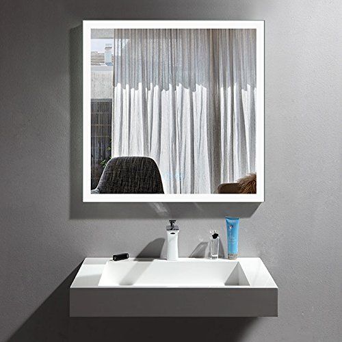  BHBL 55 x 28 in Horizontal Clock LED Bathroom Mirror with Anti-Fog and Bluetooth Function (DK-C-N031-BC)