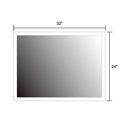  BHBL 20 x 28 in Vertical LED Bathroom Silvered Mirror with Touch Button (N031-H)