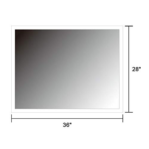  BHBL 20 x 28 in Vertical LED Bathroom Silvered Mirror with Touch Button (N031-H)