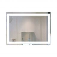 BHBL 48 x 36 In Horizontal LED Bathroom Silvered Mirror with Touch Button (CK010-D)