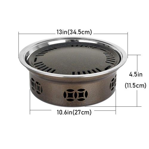  BHH-BBQ Mini Outdoor Grills Simple Charcoal 2-5 People Multi-Function Portable Family Friends Outdoor Camping Picnic Garden Fishing Garden