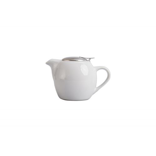  BIA Cordon Bleu Ooh La La 20-Ounce Porcelain Teapot with Infuser, White