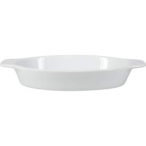  BIA Cordon Bleu Au Gratin Porcelain Baking Dish, Large, White