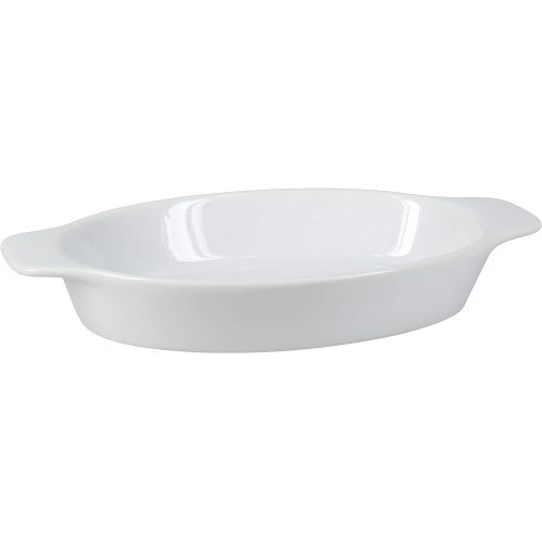  BIA Cordon Bleu Au Gratin Porcelain Baking Dish, Large, White