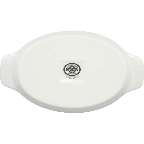  BIA Cordon Bleu Au Gratin Porcelain Baking Dish, Large, White