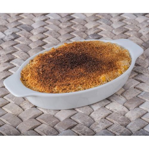  BIA Cordon Bleu Au Gratin Porcelain Baking Dish, Large, White