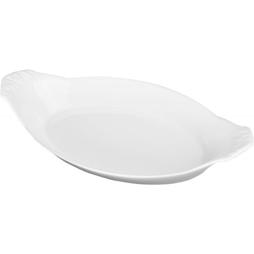  [아마존베스트]BIA Cordon Bleu Au Gratin Porcelain Baking Dish Large White