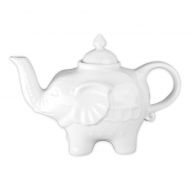 BIA Cordon Blue, Inc Elephant Porcelain Teapot in White