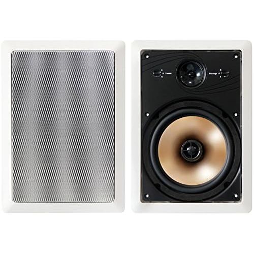  BIC America HT8W 8-Inch 3-Way Acoustech Series In-Wall Speakers, 1 Pair