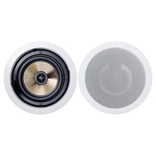  BIC America FH6-C 6.5-Inch 150-Watt 2-Way In-Ceiling Speakers with Swivel MidHigh Frequency Horns