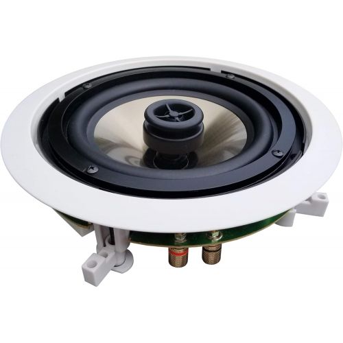  BIC America FH6-C 6.5-Inch 150-Watt 2-Way In-Ceiling Speakers with Swivel MidHigh Frequency Horns